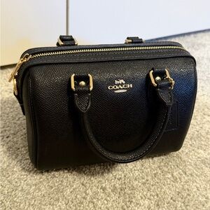 Coach Black Mini Rowan bag